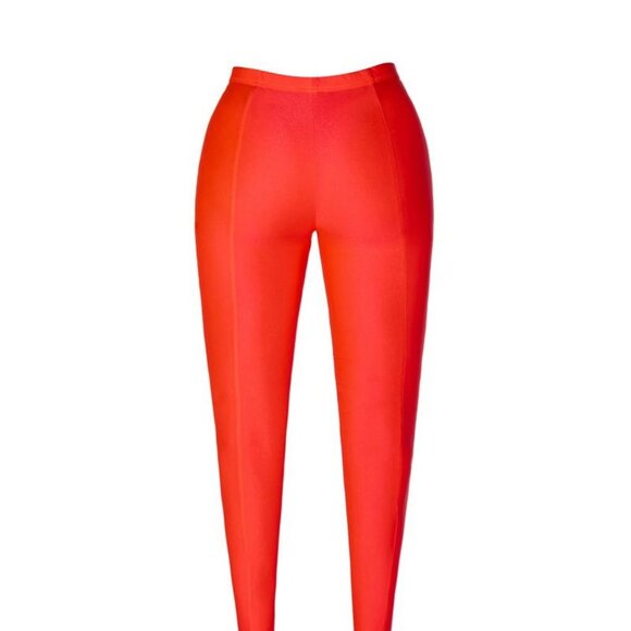 AZALEA WANG " STAY SEXY " STILETTO BOOT PANT IN RED STRETCH ( BRAND NEW !) - Picture 6 of 10